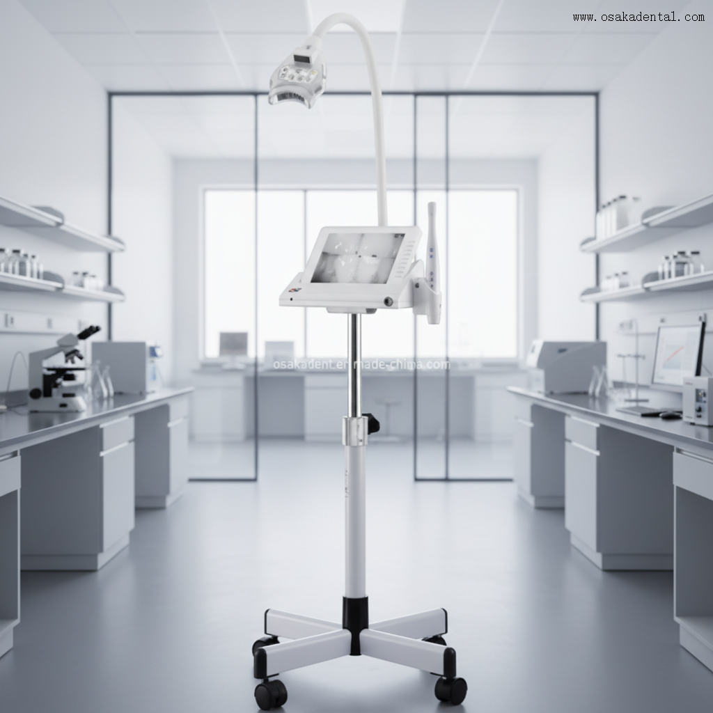 Máquina profissional de clareamento dental com led, com intensidade de luz fria ajustável, remoção rápida de manchas, cuidados bucais seguros