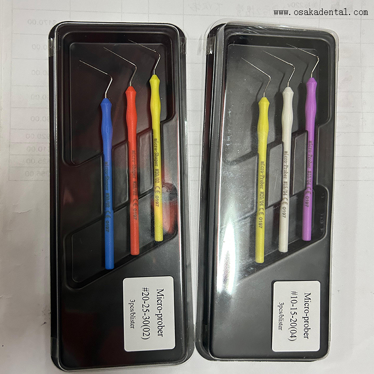 Micro-sonda dentária e micro-afiação