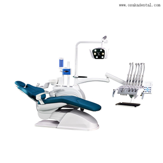 Unidade de cadeira odontológica de alta qualidade com bandeja montada na parte superior