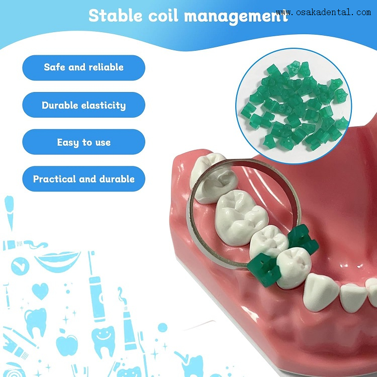 Cunhas de silicone odontológico 40 unidades/pacote