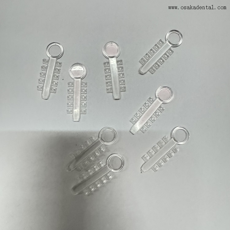 A rotação ortodôntica dental cunha a cunha de borracha elástica alta