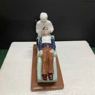 Modelo de exibição de clínica odontológica de dentista com material de resina