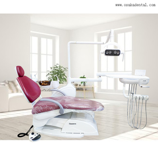 OSA-1-LED Cadeira odontológica com cor vermelha