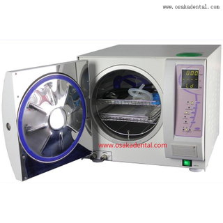 Autoclave odontológica a vácuo classe B 23L com tela LED