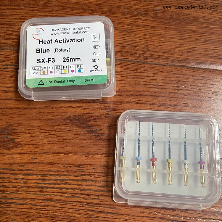 Limas Dentárias Especiais Super Niti OSA-V- Azul