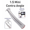 Fabricante dentário de aço inoxidável Mini Head Contra Angle 1: 5