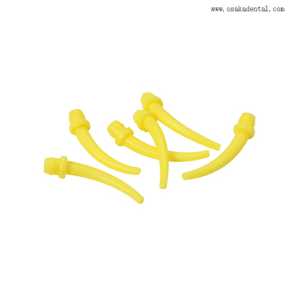 Pontas intraorais amarelas descartáveis dentárias