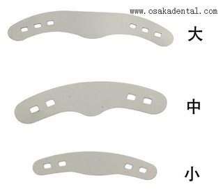 Bandas de matriz com orifício para tratamento dentário para peça de mão odontológica