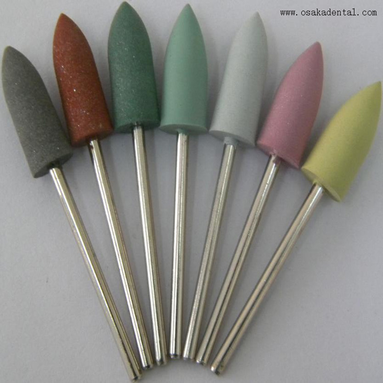 Brocas de polimento dentário Brocas dentárias de silicone