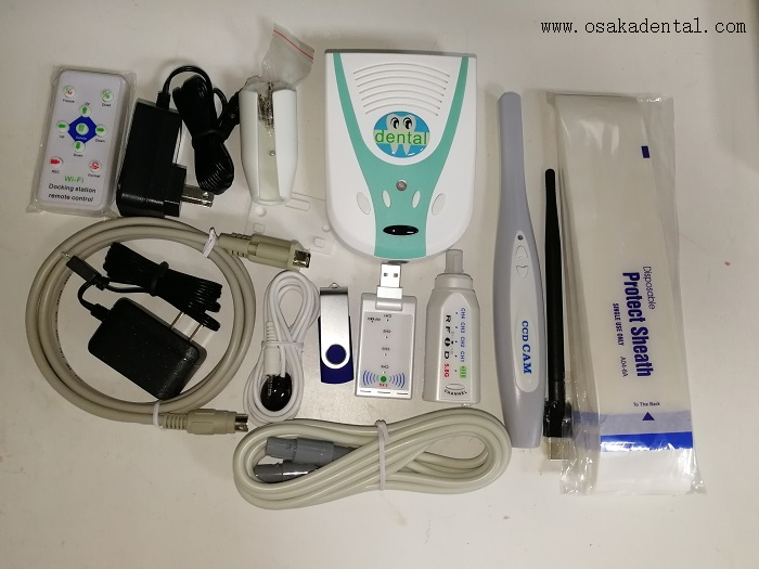 Câmera oral odontológica sem fio com saída USB + VGA