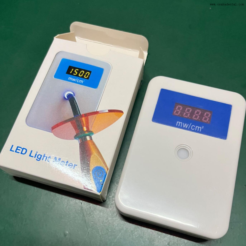 Medidor de luz LED para luz de cura
