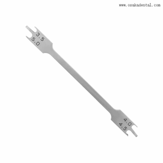 Acessórios ortodônticos dentários medidor de posicionamento de suporte dentário