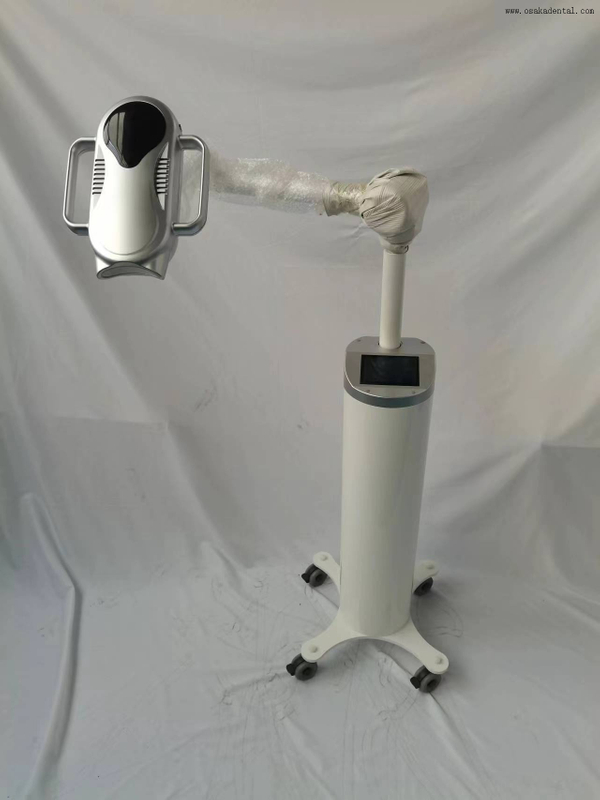 Lâmpada de clareamento dental Mobie de três cores vermelho azul roxo com roda