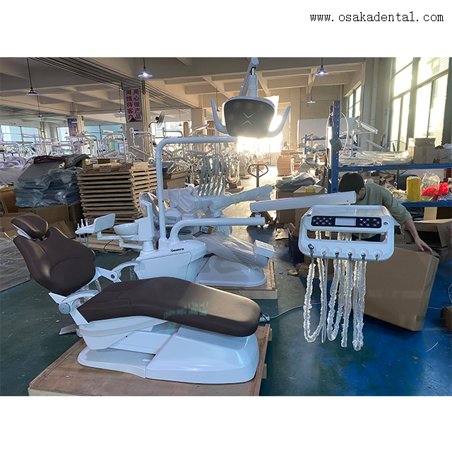 Cadeira odontológica de couro macio de alta qualidade