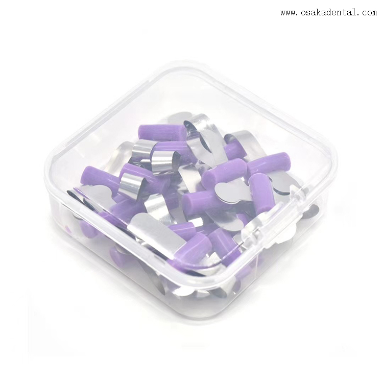 Banda de matriz dentária de material dentário para restauração de dentes