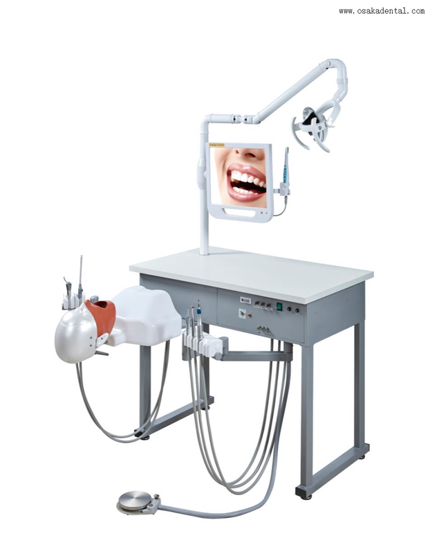 Simulação para 1 aluno com bancada de tamanho 1000*600*800mm