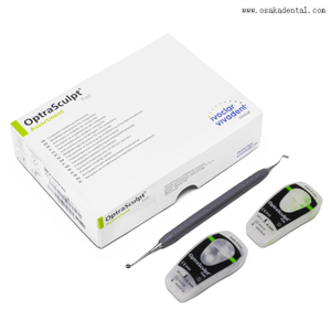 Ferramentas de enchimento de moldagem de resina optrasculpt dental com kit de almofada de resina composta espátulas de enchimento dental almofada de espuma