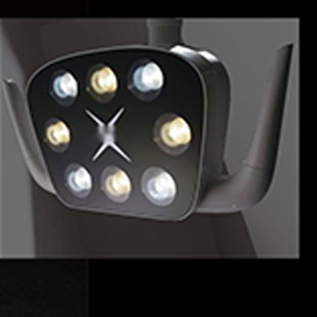 Lâmpada de couro confortável para cadeira odontológica para clínica odontológica com material de alginato de impressão dentária