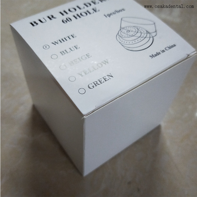 Suporte para brocas dentárias para brocas de 60 unidades