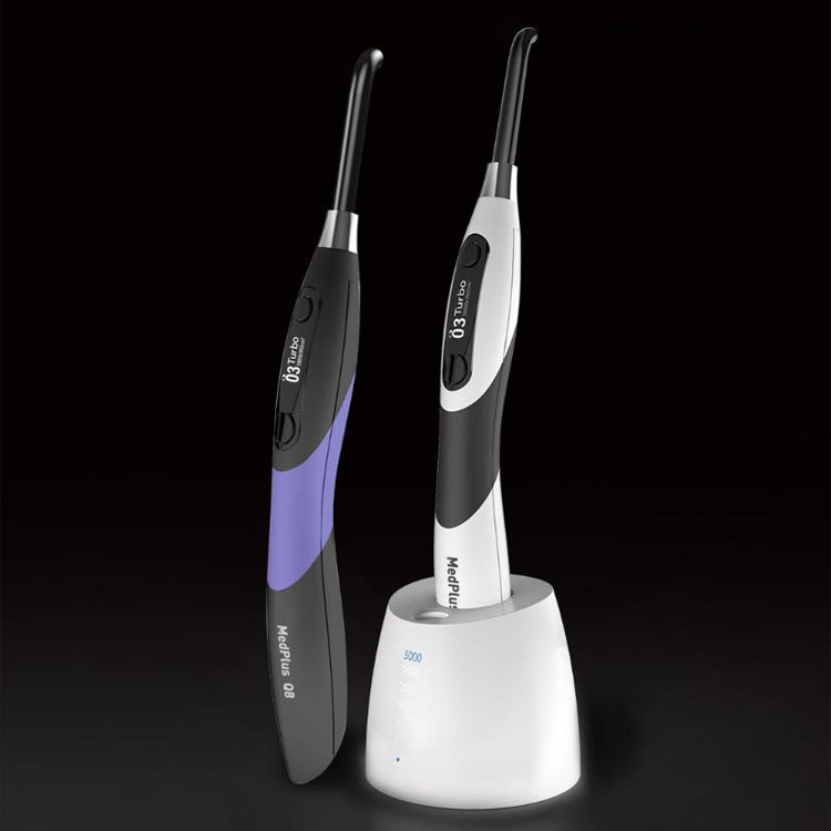 Luz de cura led dental de um segundo