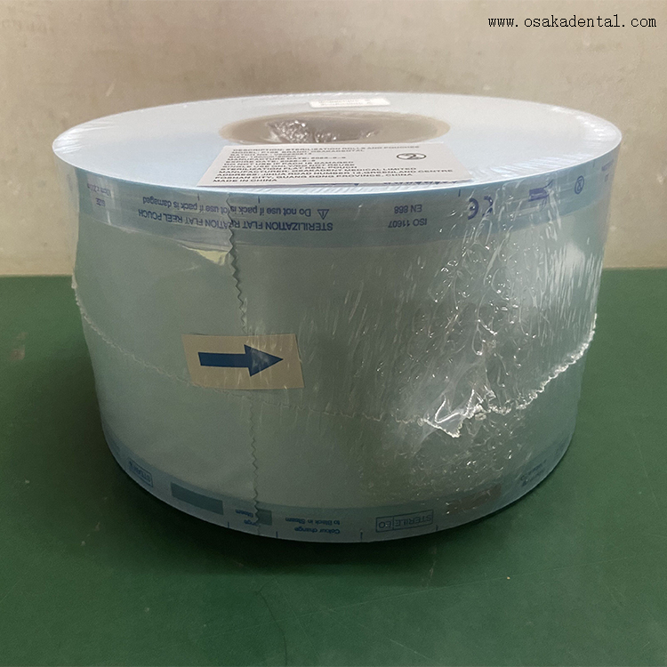 Rolo de esterilização disponível para dentistas com vários tamanhos