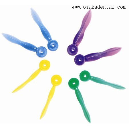 Cunhas plásticas dentárias Cunhas dentárias de madeira