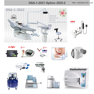 Conjunto completo de unidade dentária de boa qualidade com 12 opções de máquina, opção 2025-2
