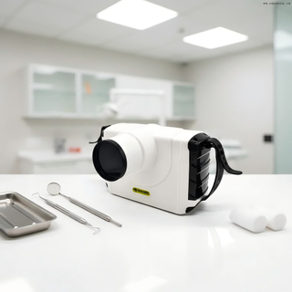 Máquina de raio X dental portátil com sensor digital de tela sensível ao toque Design de braço em C 60KV 2mA para clínicas dentárias