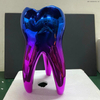 Escultura dentária em resina 3D - Decoração moderna de arte dentária para clínica dentária