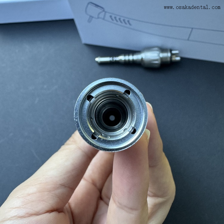 Handpice de fibra óptica dentária com acoplamento de 6 furos OSA-F005A1