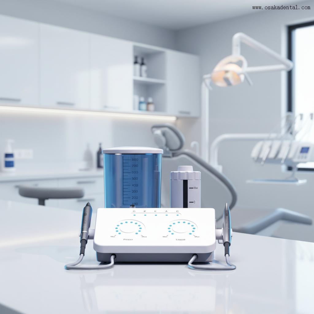 Scaler dental com Air Prophy dois em um dispositivo