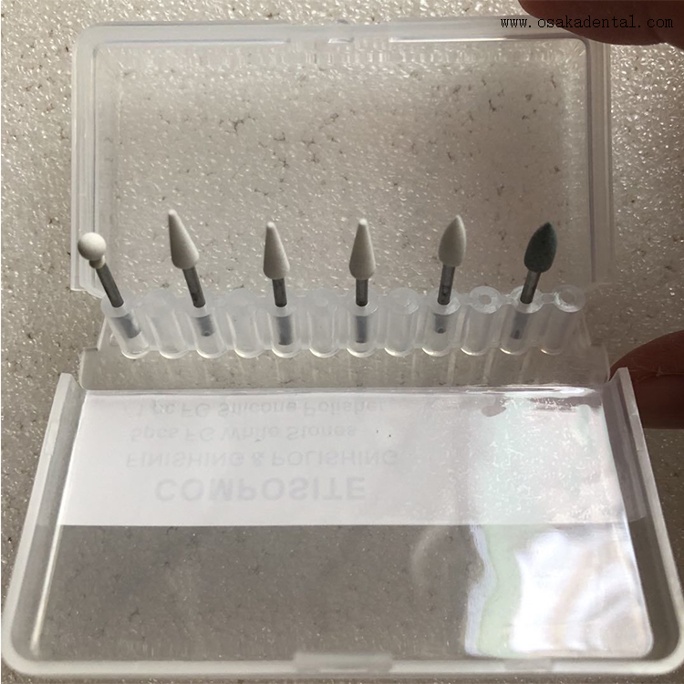 Kit de pedra branca para polimento e acabamento dental
