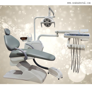 Cadeira odontológica com bela cor cinza