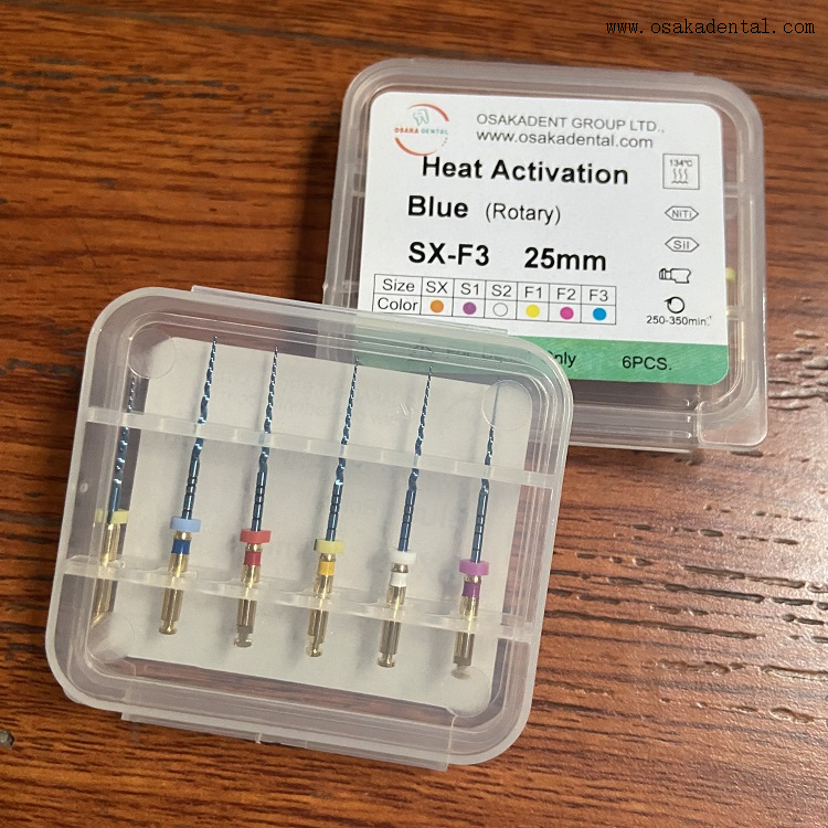 Limas Dentárias Especiais Super Niti OSA-V- Azul