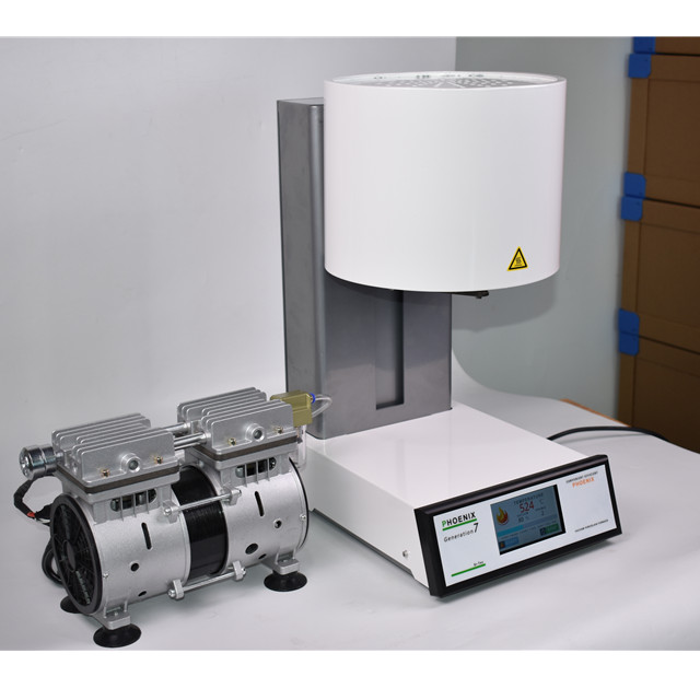 Forno de porcelana a v&aacute;cuo dental para laborat&oacute;rio odontol&oacute;gico