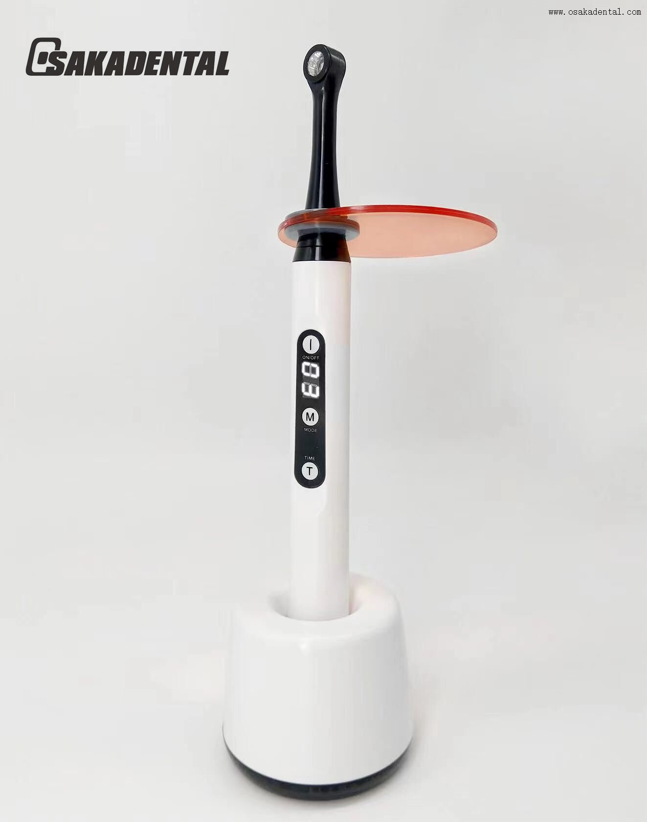 Um segundo 2700mw/cm ponta de plástico Dental Curing Light para unidade odontológica