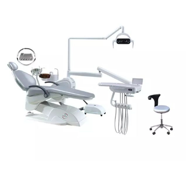 Unidade de cadeira odontol&oacute;gica de qualidade est&aacute;vel e econ&ocirc;mica com l&acirc;mpada LED.