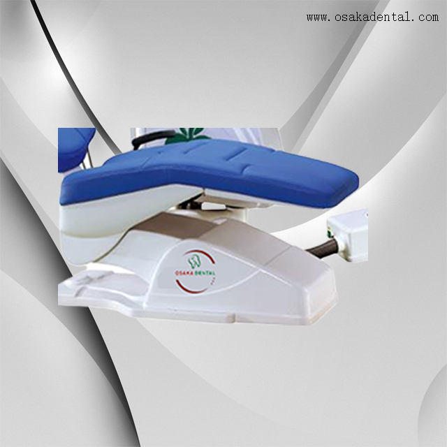 O vinil cobre a cadeira dental de couro com material dental do alginato do tamborete do dentista