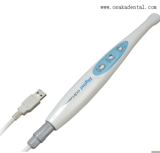 Câmera oral dental USB com cor branca + azul