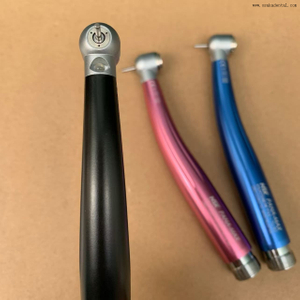 Peça de mão LED colorida de alta velocidade com 3 sprays de água