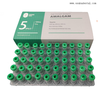 Cápsula dental 1000mg Spill5 da liga do amálgama da cor verde do Ag 43%