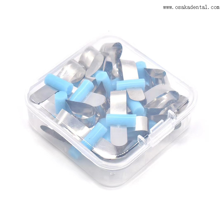 Banda de matriz dentária de material dentário para restauração de dentes