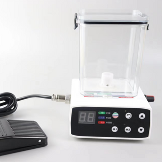 Motor elétrico odontológico com tanque de água e pedal