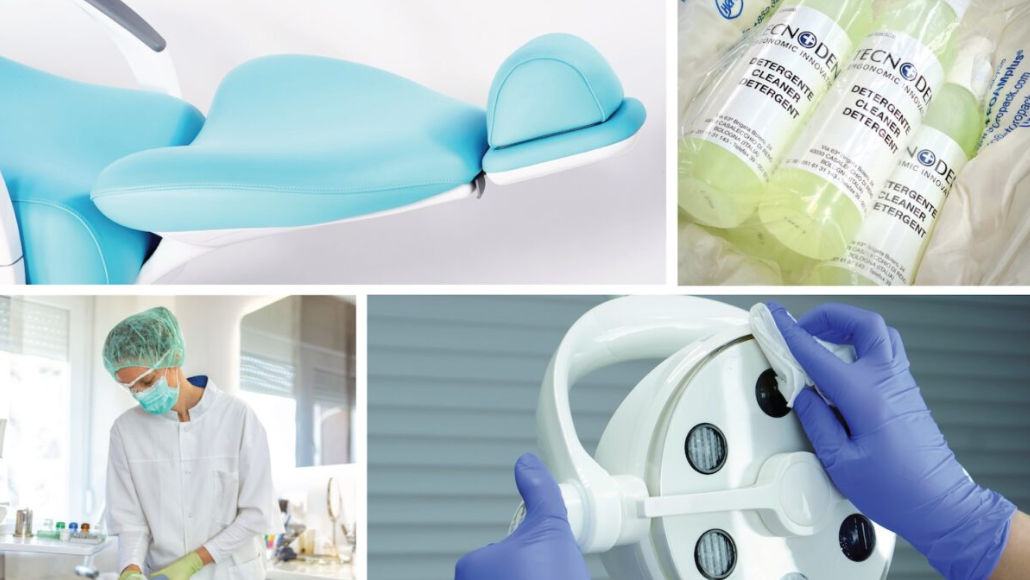 Processo de manutenção e cuidado de cadeira odontológica