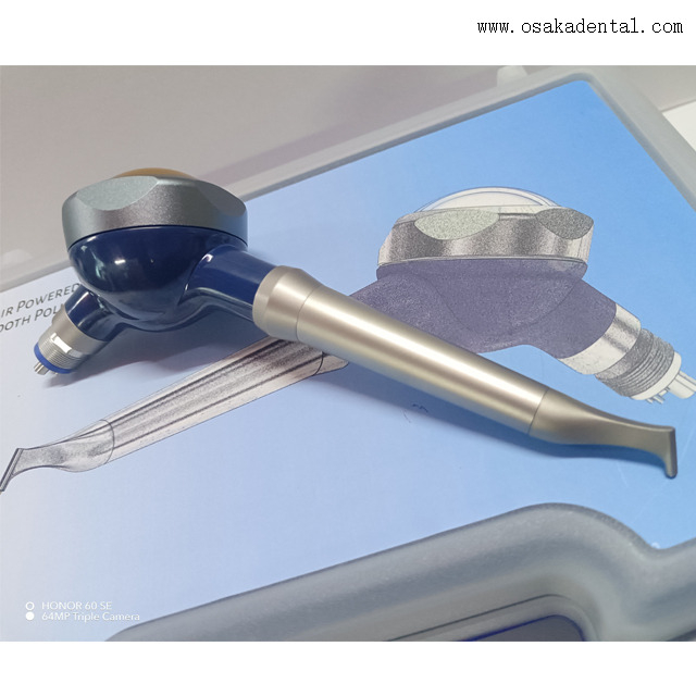 Pistola de jateamento odontológico profissional para higiene oral avançada