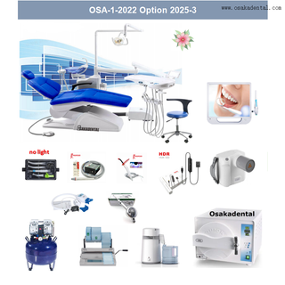 Conjunto completo de unidade odontológica econômica com 12 opções de máquina, opção 2025-3