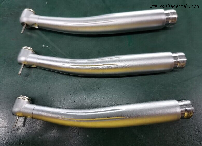 Handpiece dental de alta velocidade com botão gerador de luz e handpiece dental