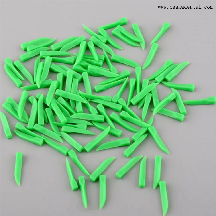 POLY-WEDGES de plástico descartável odontológico em conjunto