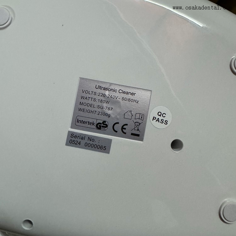Limpador ultrassônico odontológico 2,5L
