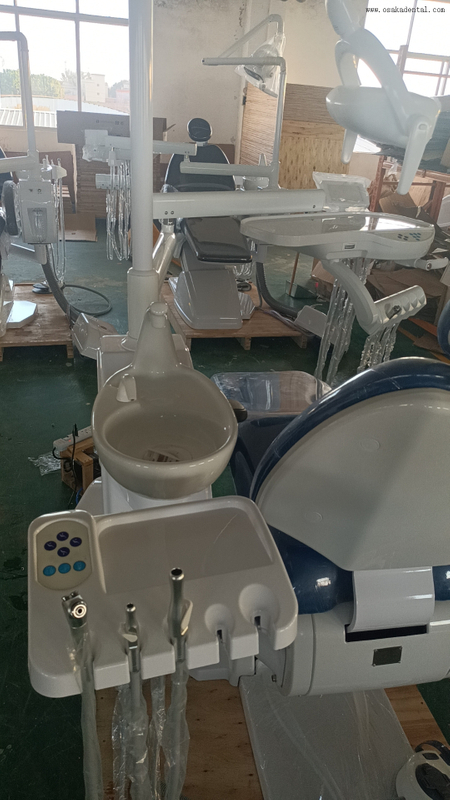 Cadeira multifuncional para tratamento odontológico LED com pedal